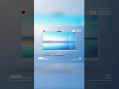 มอนิเตอร์หน้าจาน Windows Black 21.5 นิ้ว All In One