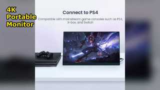 จอภาพแบบพกพา 4K 17.3 นิ้วสำหรับเล่นเกมและทำงาน