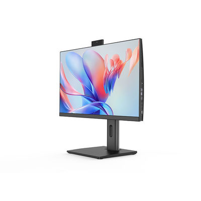 อัตราส่วน 27 นิ้ว All-In-One Desktop คอมพิวเตอร์ DVD การจดจําลายนิ้วมือ Office All-In-One PC