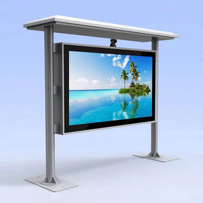 เครื่องเล่นโฆษณาแบบกําหนดเอง 65 นิ้ว ภายใน / ภายนอก ดิจิตอล Display LED โฆษณาจอตั้ง