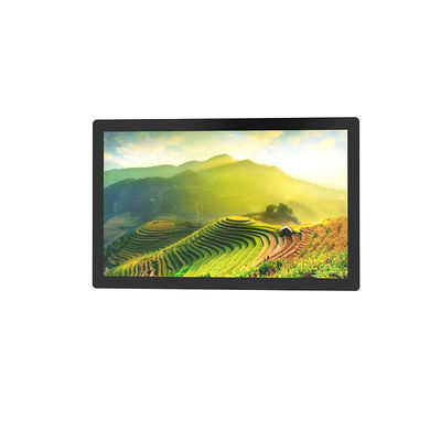 Android LCD Screen Advertising Outdoor 21.5 Inch Touch All In One Monitor สําหรับอุปกรณ์เทอร์มินัลที่ติดตั้ง