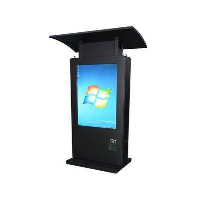 คุณภาพดี ขายร้อน ดินยืน 65 นิ้ว กันน้ํา Lcd Panel Kiosk IP65 ภายนอกโฆษณาจอแสดงภาพดิจิตอล