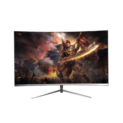 มอนิเตอร์เกมส์แบบเดสค็อปสีขาว LED 27 นิ้ว โมเนอร์โค้ง 165hz 1920 X 1080