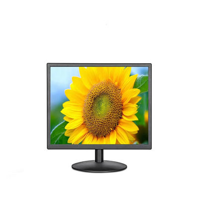 มอนิเตอร์ LCD สีดํา 15 นิ้ว LED มอนิเตอร์ด้วยจอ IPS VESA Wall Desktop HDMI VGA Port
